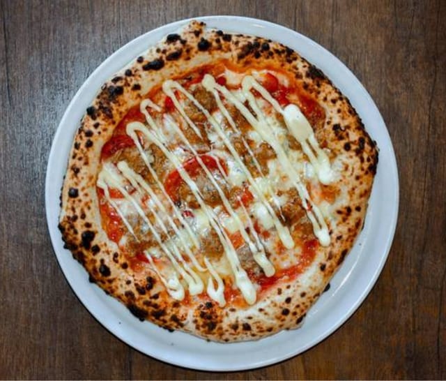 Porchetta (Italian Roasted Pork Pizza).